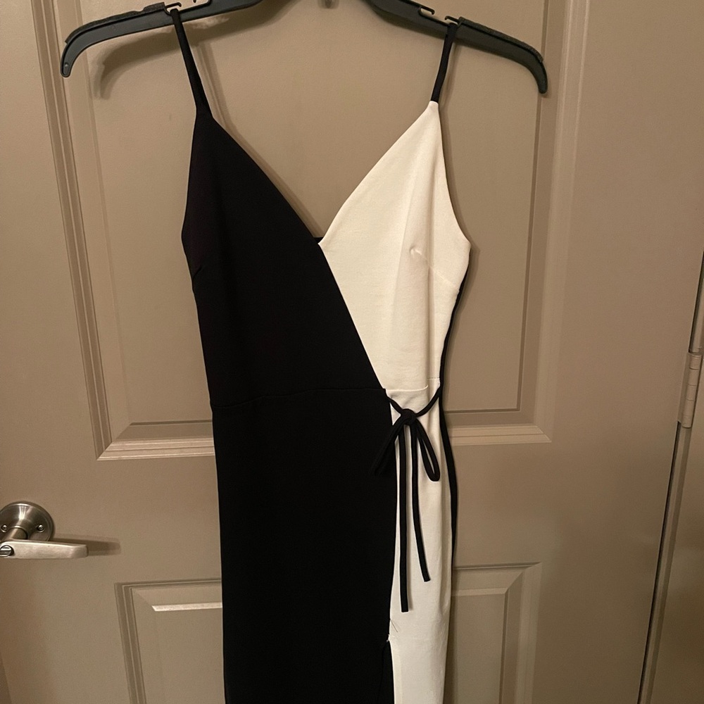 Cute Black and White Women's Cocktail Dress